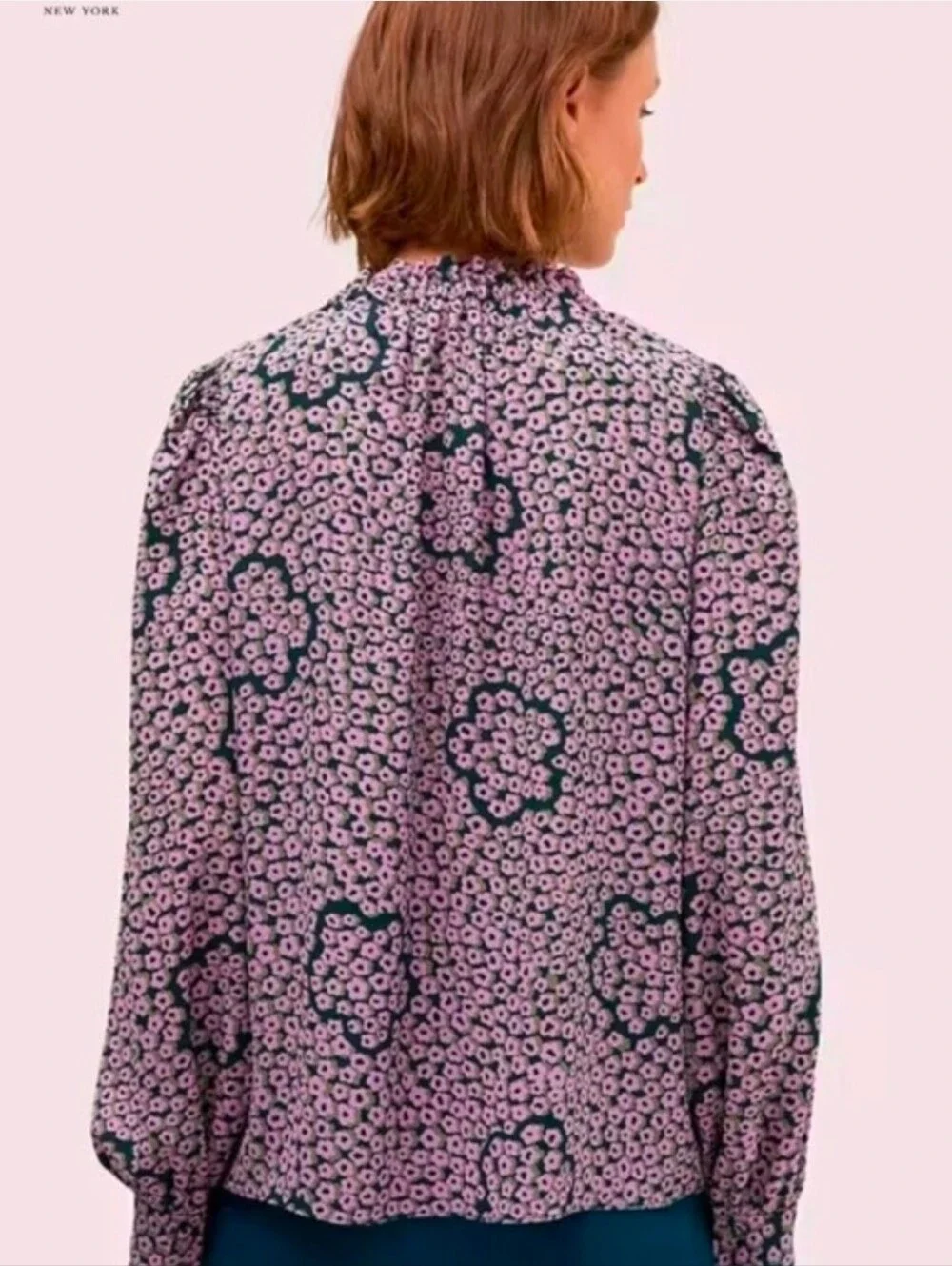 Kate Spade Flair Flora Blouse. Size S